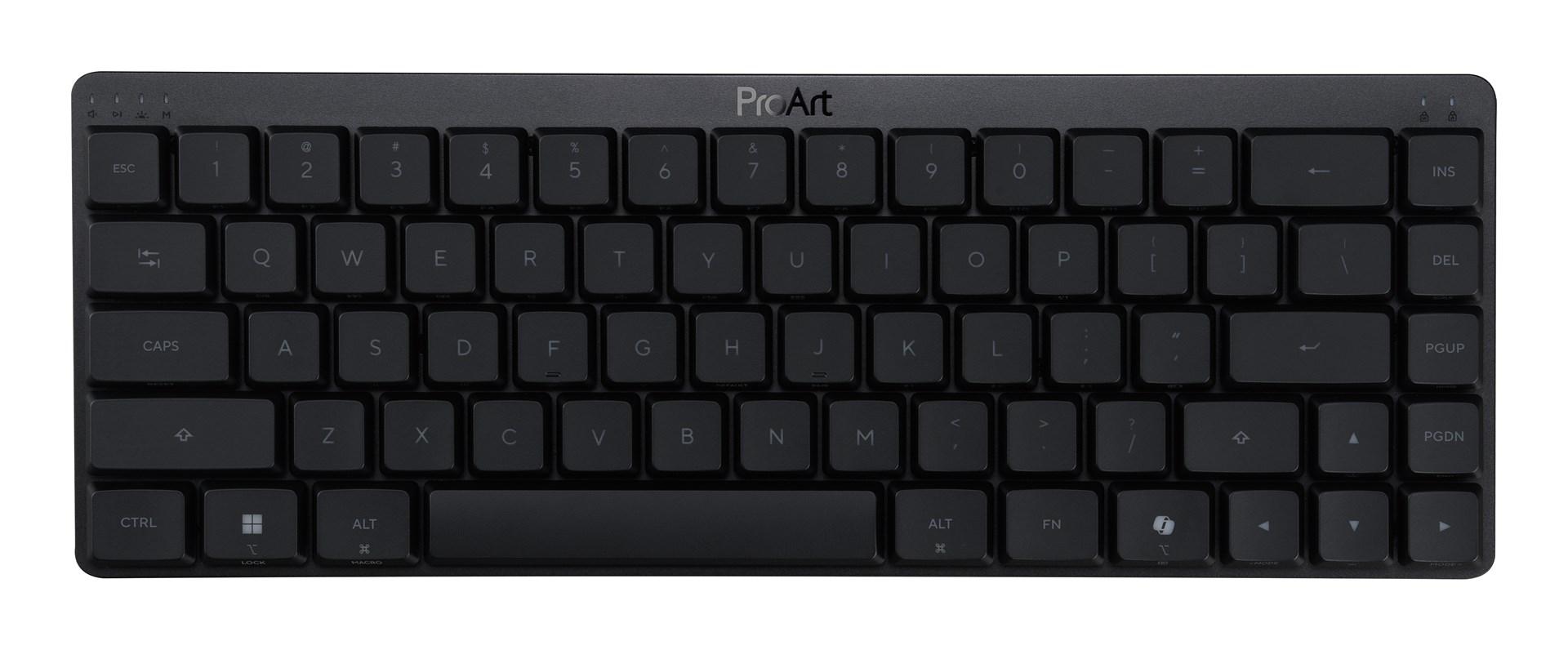 ASUS ProArt KD300 trådløst mekanisk tastatur 65% - USB/RF/Bluetooth - sort