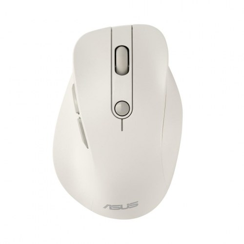 ASUS MD105 MK trådløs mus - højrehåndet, RF + Bluetooth, 2.400 DPI - Beige