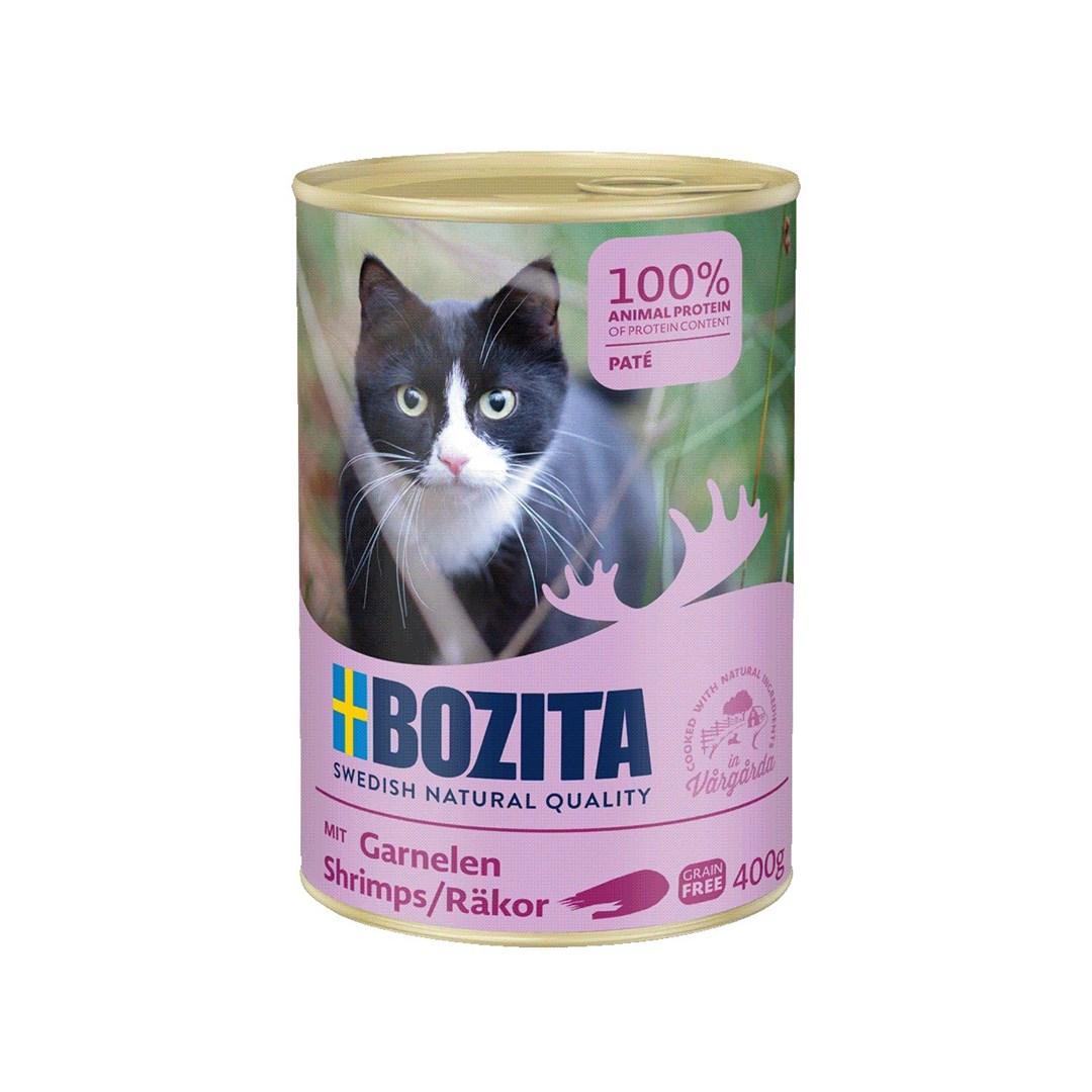 BOZITA Paté med rejer - vådfoder til kat, 400 g