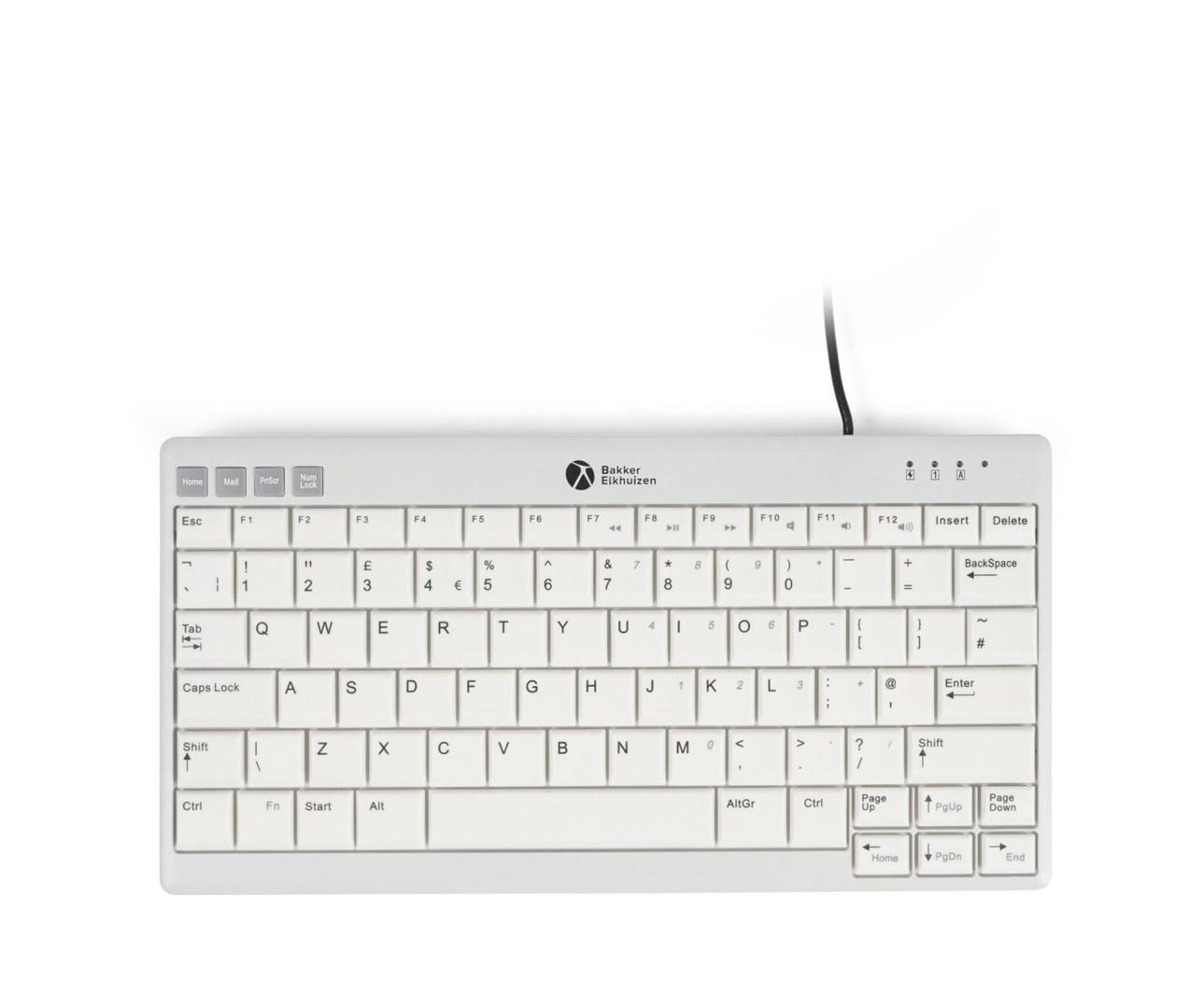 BakkerElkhuizen UltraBoard 950 V2 - kompakt kablet tastatur (UK QWERTY)