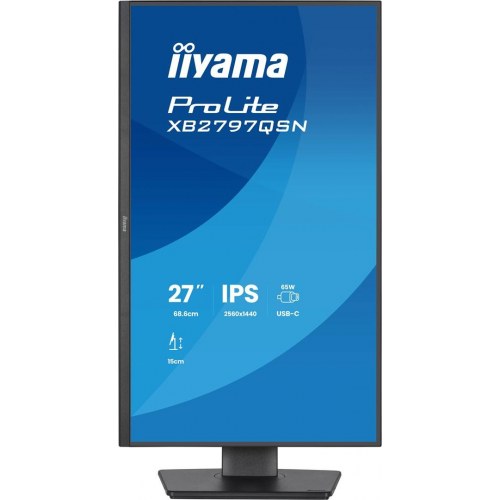 iiyama ProLite XB2797QSN-B1 27" QHD IPS skærm - sort