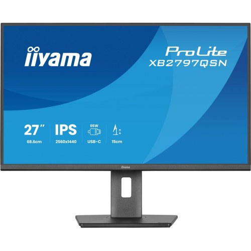 iiyama ProLite XB2797QSN-B1 27" QHD IPS skærm - sort