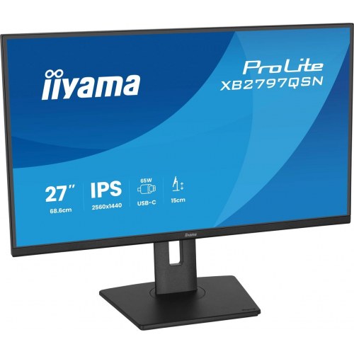 iiyama ProLite XB2797QSN-B1 27" QHD IPS skærm - sort