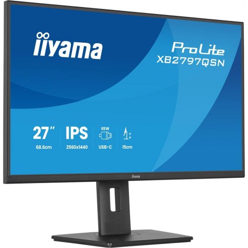 iiyama ProLite XB2797QSN-B1 27" QHD IPS skærm - sort