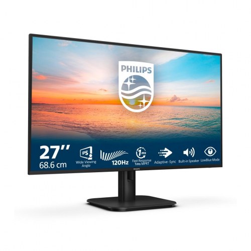 Philips 27E1N1200A 27" Full HD IPS skærm - 120 Hz, sort
