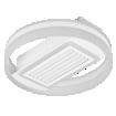 OSRAM loftventilator 55 W CCT - hvid