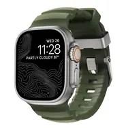 Rocky Point rem til Apple Watch 46/49 mm - FKM og titanium, skovgrøn
