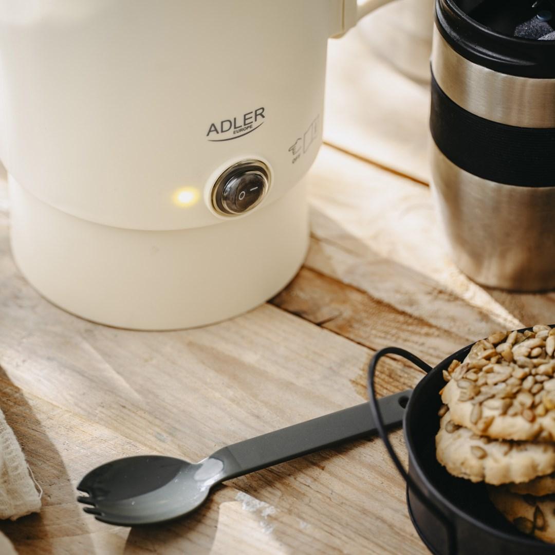Adler AD 1388b rejsevandkoger 0,8 l - 650 W, beige