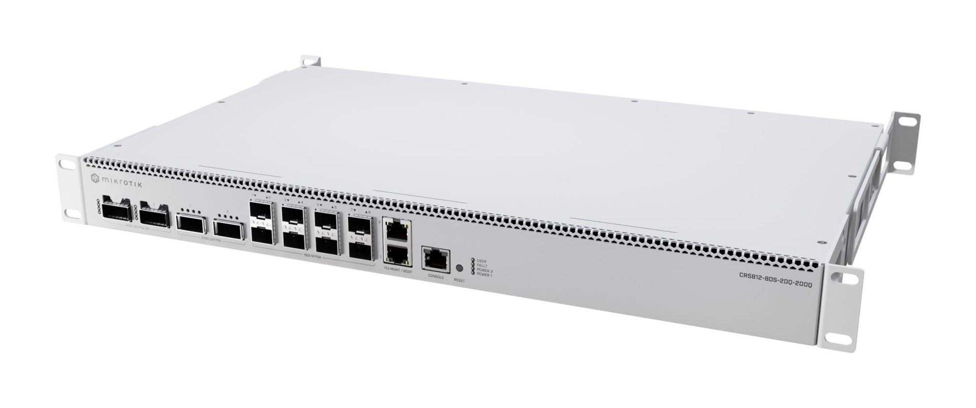 MikroTik CRS812 DDQ - 10G Ethernet switch (100/1000/10000)