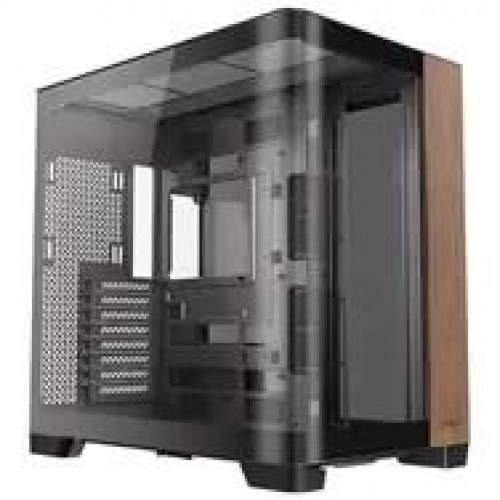 Antec C8 Curve Wood - full tower pc-kabinet, sort/transparent med trædetalje