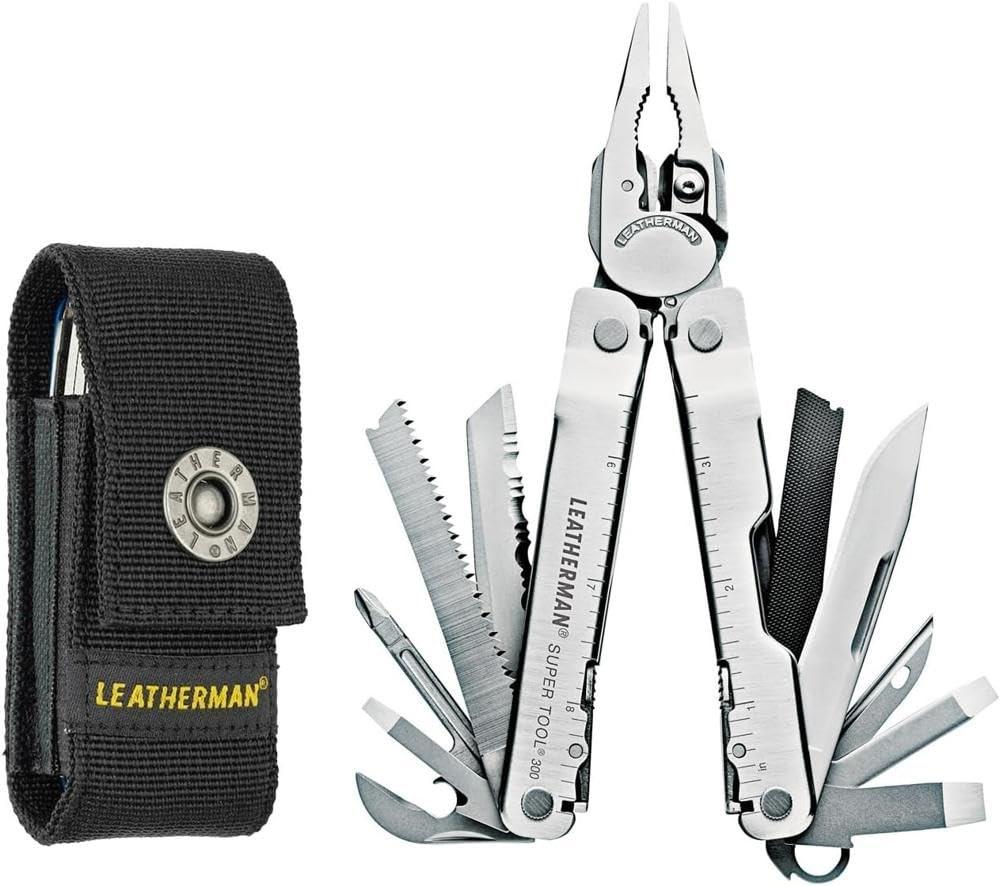 Leatherman Super Tool 300 multiværktøj - 19 funktioner, rustfrit stål