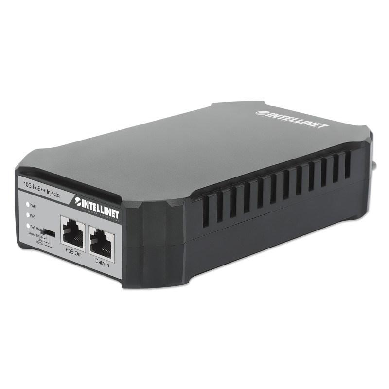 Intellinet 10G PoE++ injector - 95 W, IEEE 802.3bt, metalhus, vægmontering