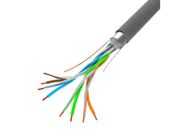 Lanberg netværkskabel FTP Cat5e 100 Mb/s - 305 m, grå