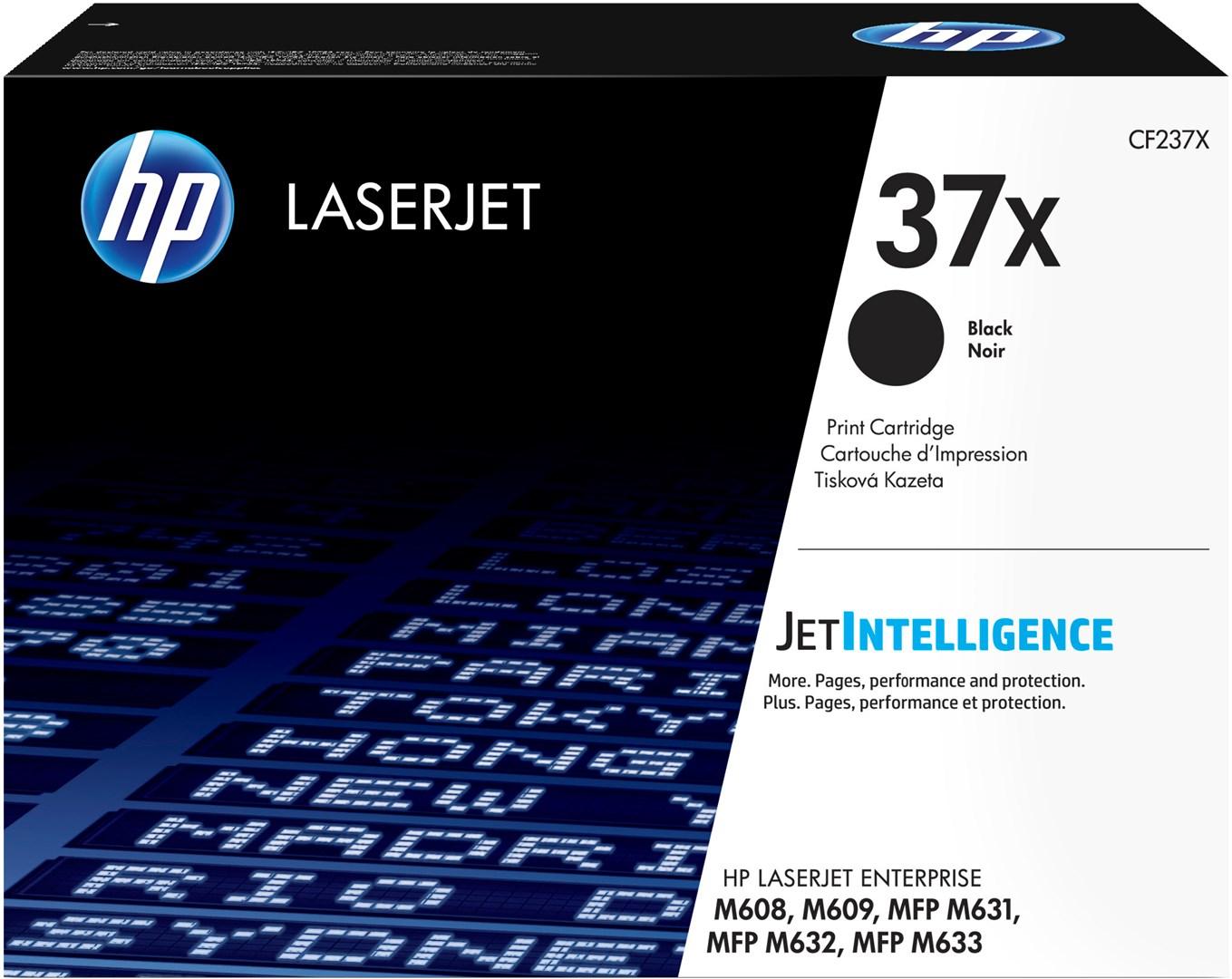 HP 37X sort LaserJet-toner - høj kapacitet (CF237X)