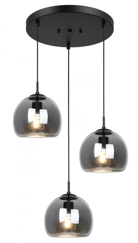 Loftpendel Rita - 3 x E27, kupler Ø20 cm