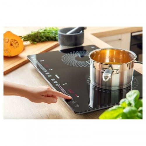 Sencor SCP 4501BK induktionskogeplade til bord - 56 cm, 2 zoner, sort