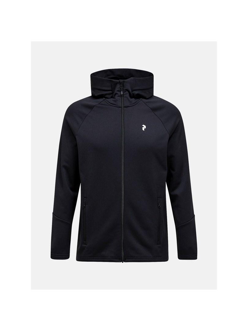 Peak Performance Rider Essentials Zip Hood - sort (M) herre-hoodie billede