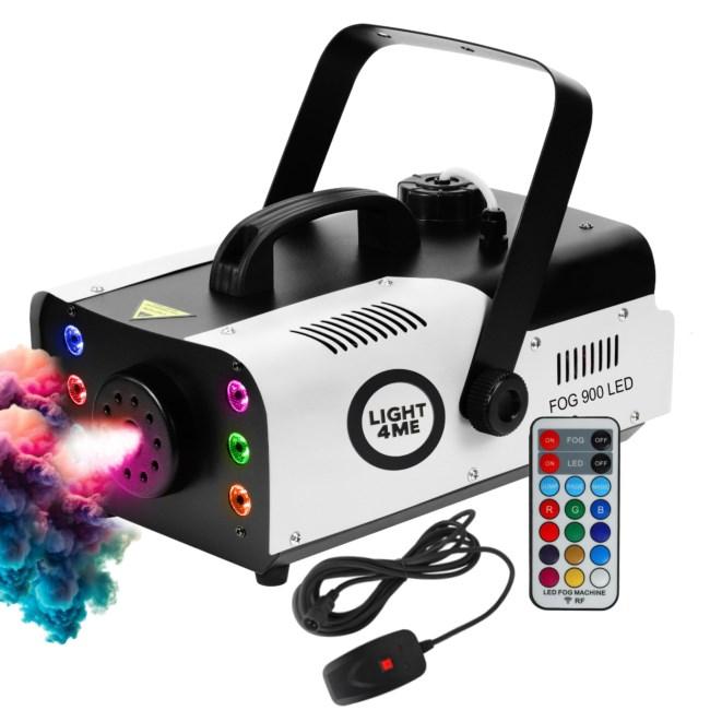 Light4Me FOG 900 LED - røgmaskine med LED-lys og fjernbetjening billede