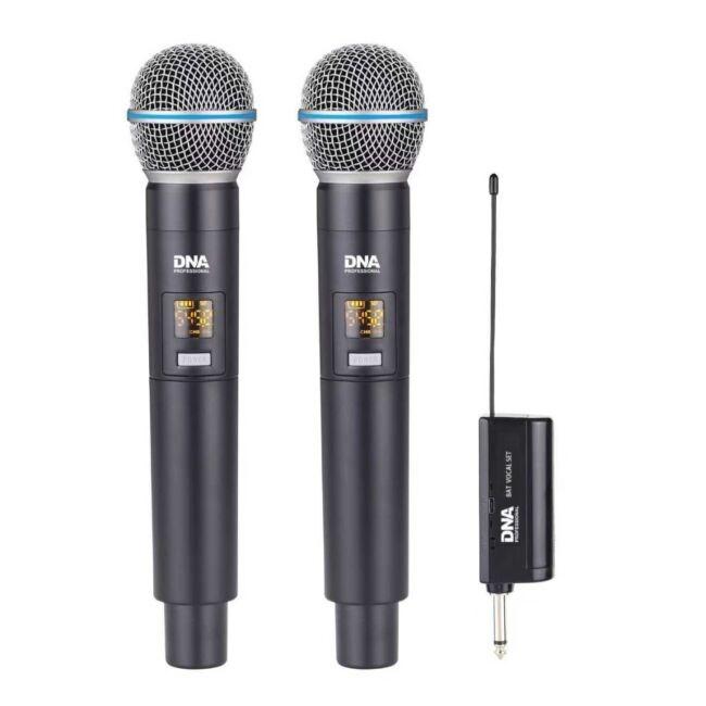 DNA BAT Dual Vocal Set - trådløst mikrofonsæt med 2 håndholdte billede