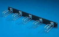 Rittal rangérpanel 1HE - kabelholder med stålbøjler, H × D 4,3 × 10,5 cm, RAL 9005