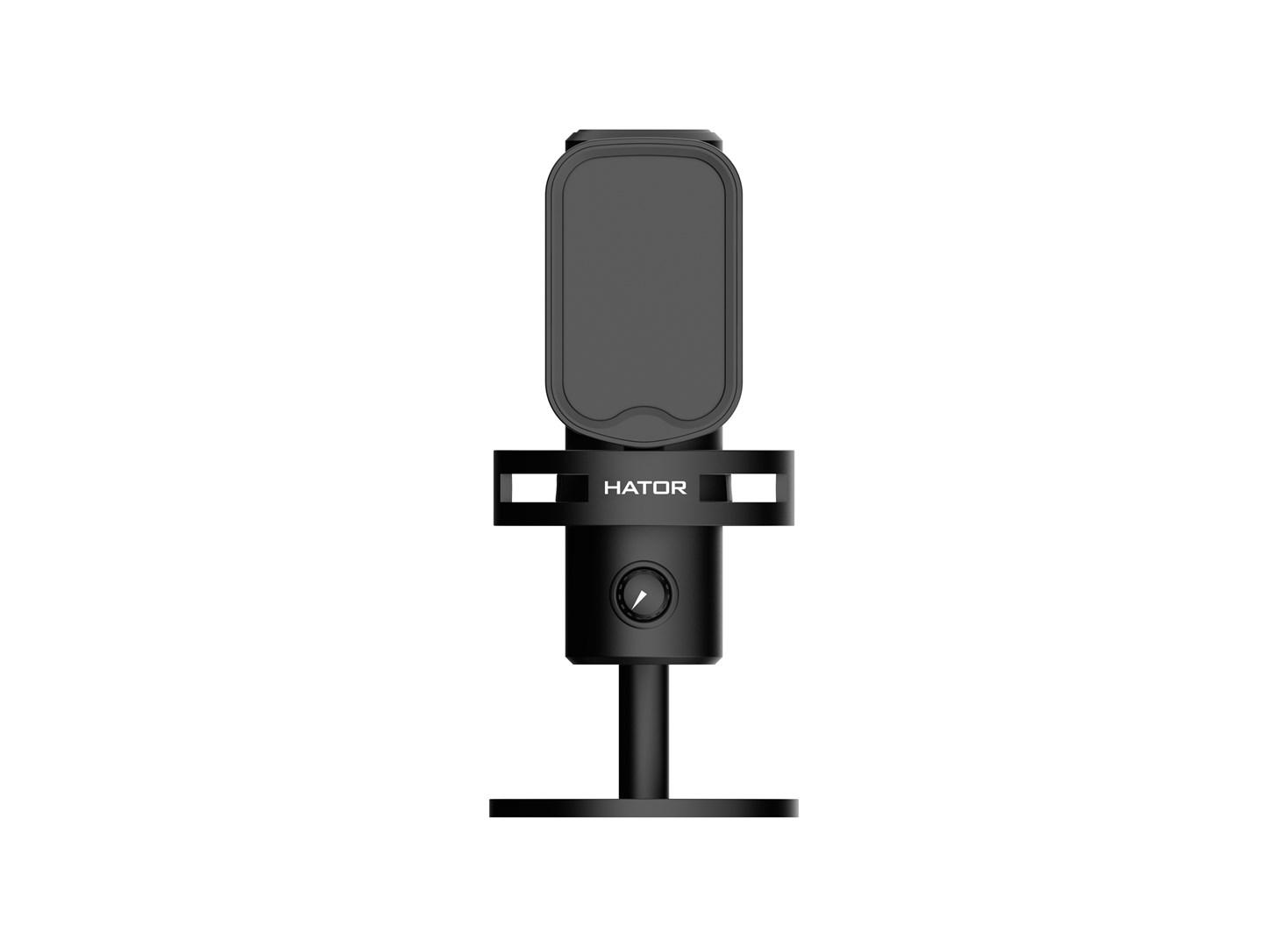 HATOR Dreamcast X - USB/BT podcast-mikrofon, sort billede