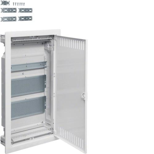 Hager Volta VU36NWB multimediatavle IP30 - 63,05 × 34,8 × 9,45 cm, hvid dør