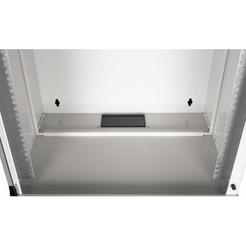 Equip Eco vægmonteret 19" rackskab - 9U, 54×40 cm, lysegrå (RAL 7035)