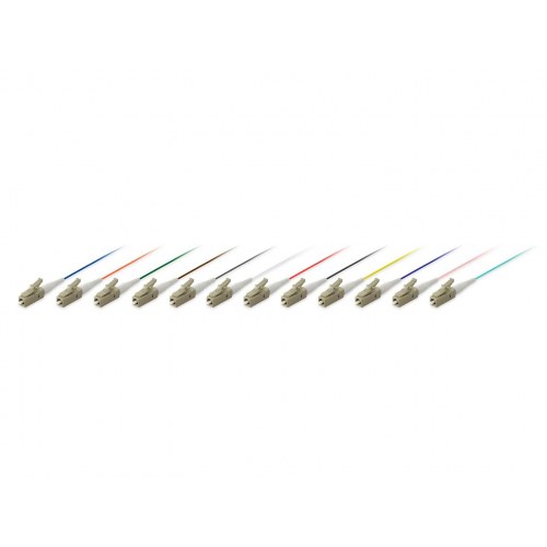 Equip LC/PC fiberoptisk pigtail, OM3, 2,0 m