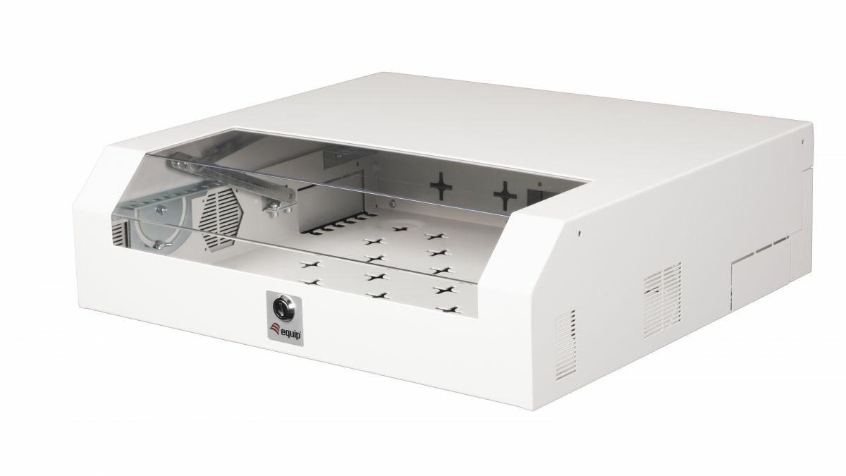equip Slim Flex 19" vægskab, 5U - RAL 7035 lysegrå