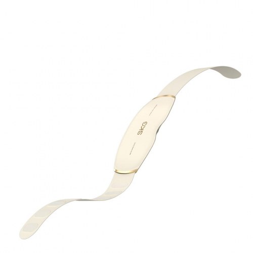 SKG GS500 varmende EMS vibrations-mavebælte - Hvid