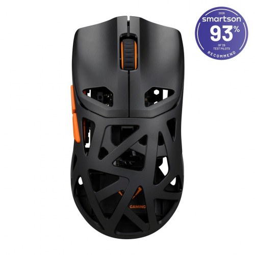 Deltaco Gaming DM370 - ambidextrous trådløs gaming-mus, 12.000 DPI, RF/Bluetooth/USB