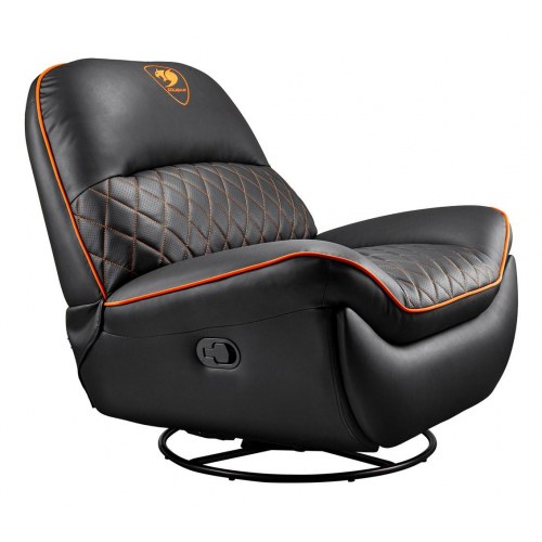 COUGAR Overlord gaming-sofa - sort, høj komfort (op til 150 kg)