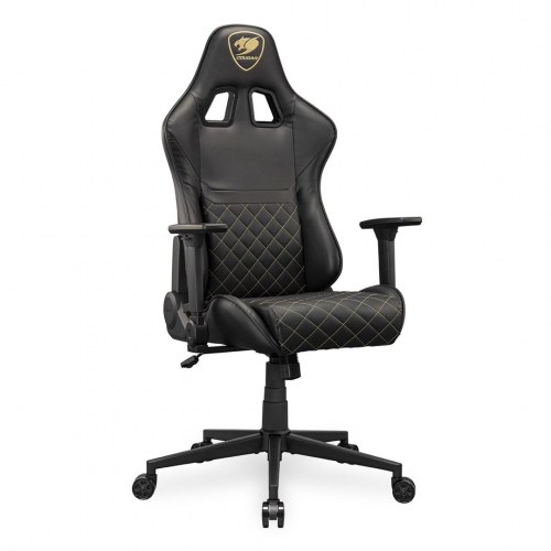 COUGAR Armor One V2 Gold gamer stol - sort