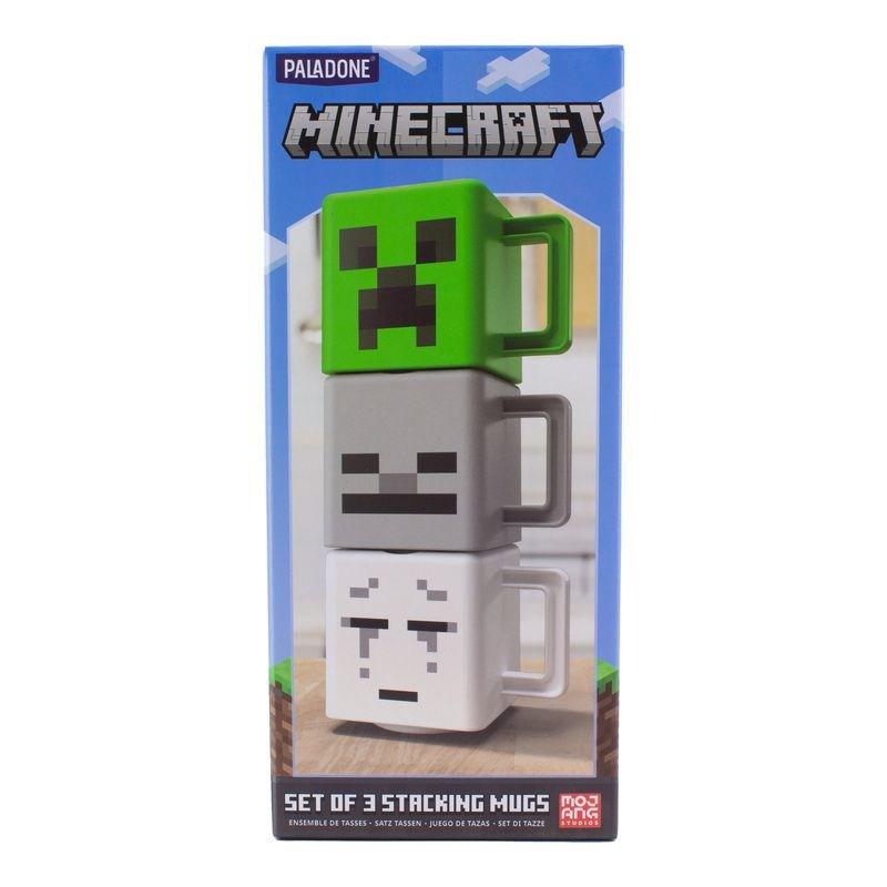 Paladone Minecraft stabelkrus - sæt med 3