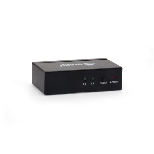 Equip 2-port HDMI-splitter - 1 til 2 skærme, HDMI 1.4