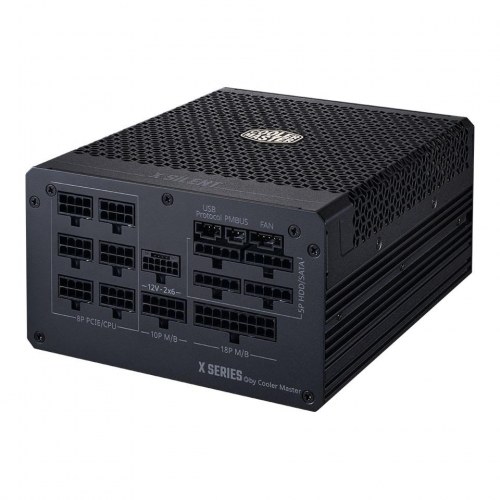 Cooler Master X Silent Edge Platinum 1100 - ATX strømforsyning 1100 W, fuldt modulær, sort