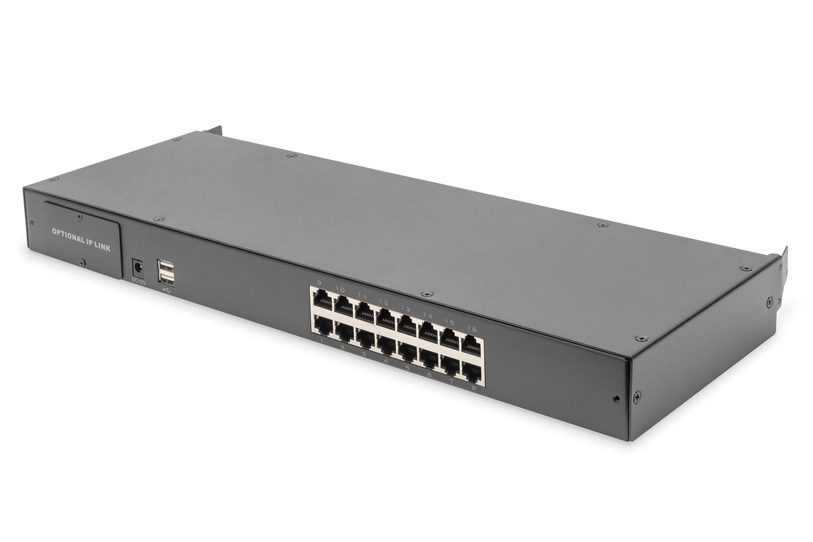 DIGITUS DS-72217 modulær KVM-switch - 16-port Cat 5
