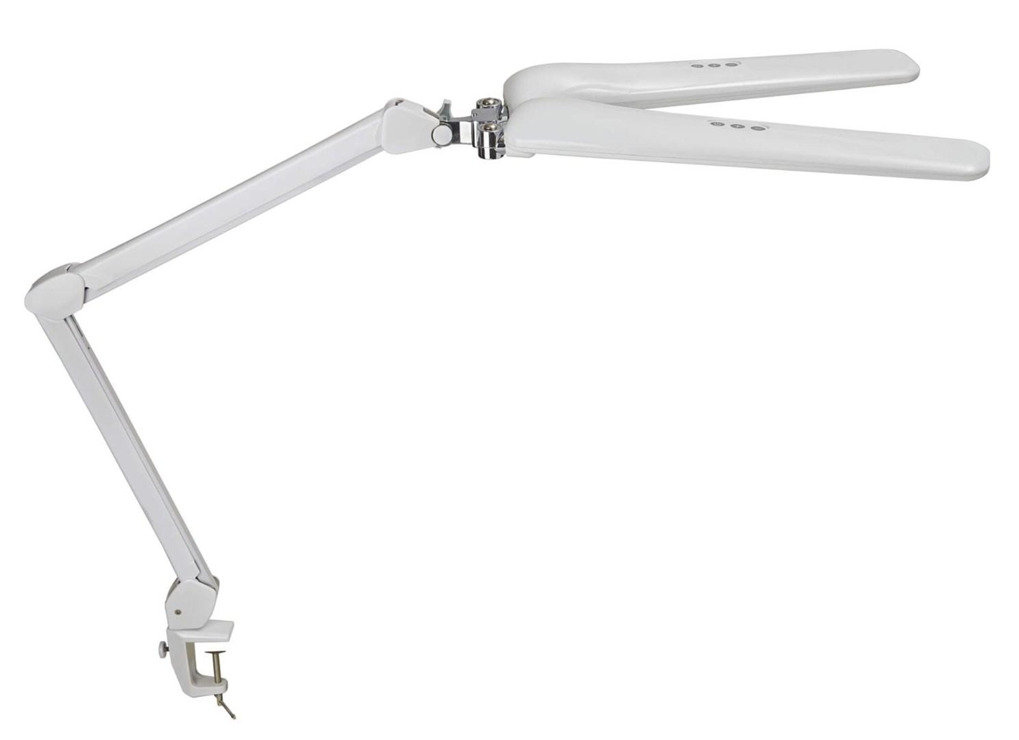 MAUL 8205402 bordlampe - hvid klemarm til skrivebord