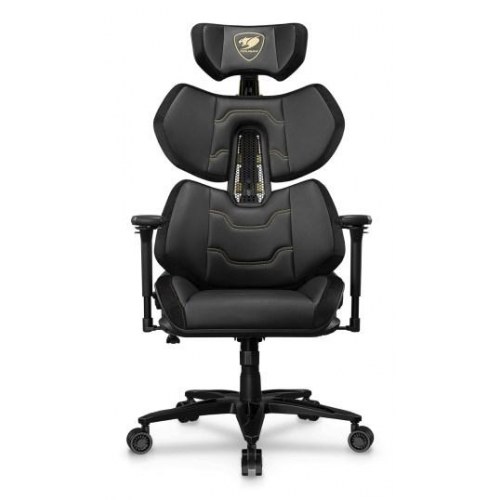 COUGAR Terminator Elite Gold gamer stol - sort/guld