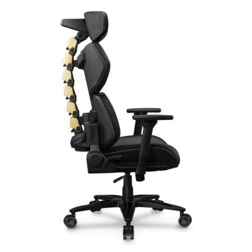 COUGAR Terminator Elite Gold gamer stol - sort/guld