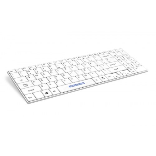 Man & Machine ITSC/W5 kablet tastatur - fuld størrelse, USB, QWERTY (engelsk), hvid
