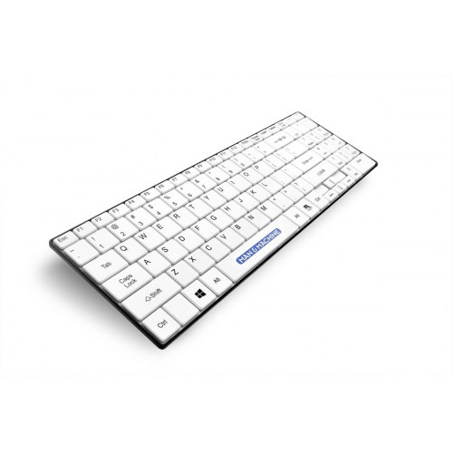 Man & Machine ITSC/W5 kablet tastatur - fuld størrelse, USB, QWERTY (engelsk), hvid