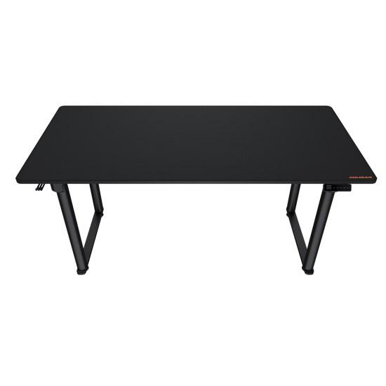 COUGAR E-Grav 160 gamingbord - elektrisk hæve/sænk, kulfiber, 160 × 75 cm, sort