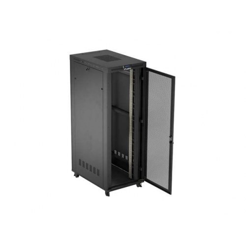 Lanberg FF01-8247-23BL 47U gulvstående rackskab - sort, 80×120 cm