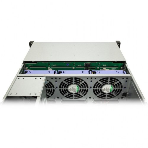 Inter-Tech 4U-4724 HDD-kabinet - 24-bays, 2,5"/3,5", grå
