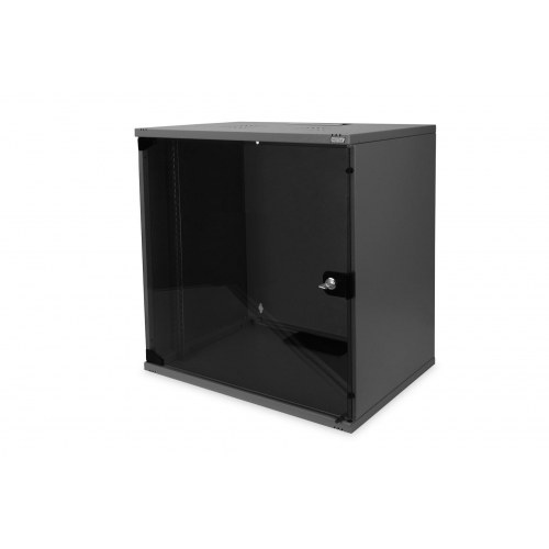 DIGITUS vægskab SOHO - 12U, 59,5 × 54,0 × 40,0 cm, sort
