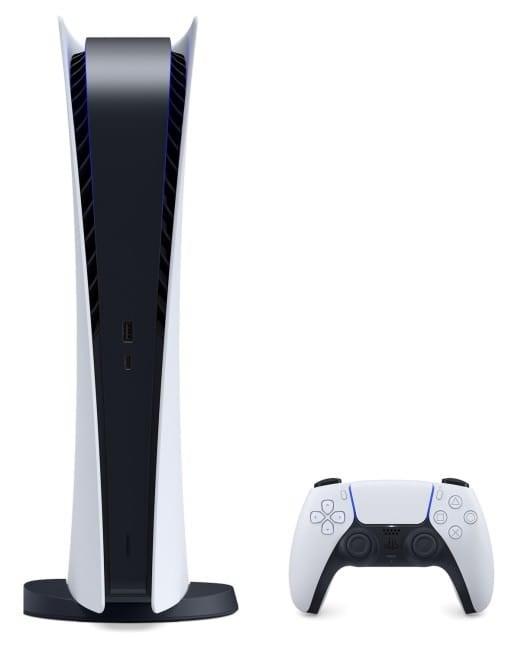Sony PlayStation 5 Digital Slim (e-chassis) 825 GB - Sort/Hvid