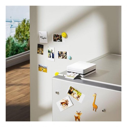Denver MCP-6010 håndholdt printer - hvid, 600 × 600 dpi, USB‑C, trådløs/ledning