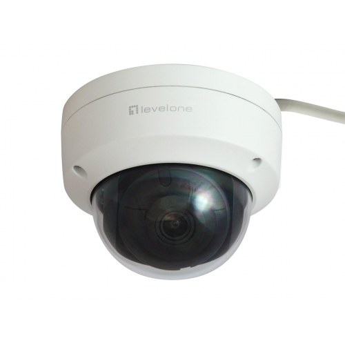 LevelOne GEMINI fast dome IP-kamera 4 MP H.265 PoE IP67 IK10 - inde/ude med IR