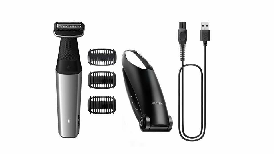 Philips Bodygroom Series 5000 BG5021/15 - kropshaver/barberer, våd/tør, sort/sølv